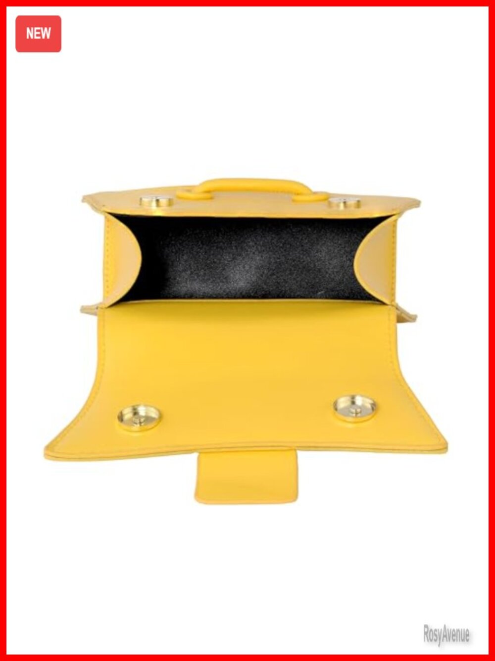 Mini Top Handle Bag with Detachable Strap PU Leather - Picture 3 of 6